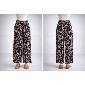 Ellen Tracy Y2K Ellen Tracy Women’s Floral Wide Leg Pants Size M Multicolor Rayo